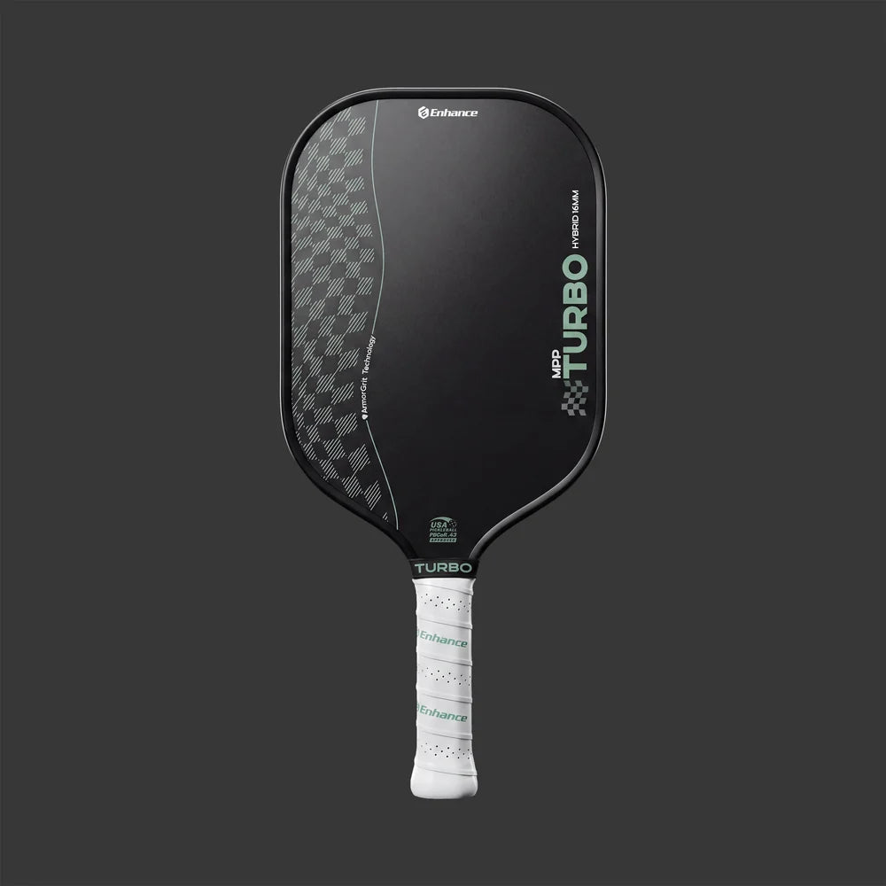 Enhance MPP Turbo w/ ArmorGrit Pickleball Paddle Dink Dynasty