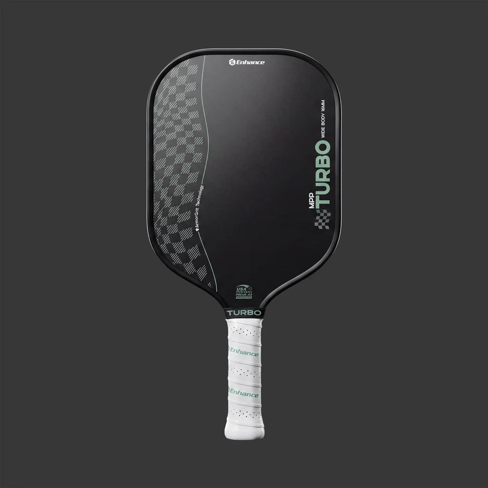 Enhance MPP Turbo w/ ArmorGrit Pickleball Paddle Dink Dynasty