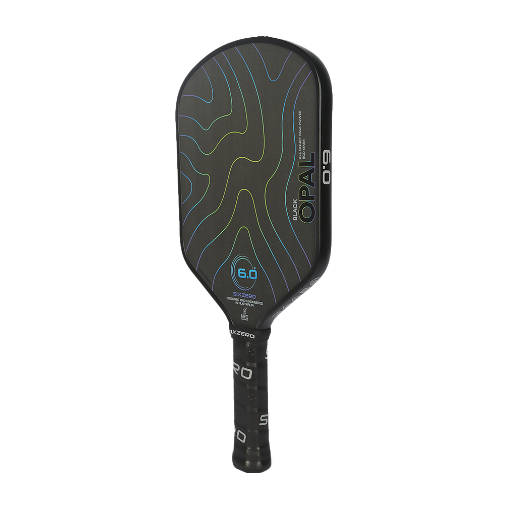 Six Zero Black Opal 14mm Pickleball Paddle Dink Dynasty