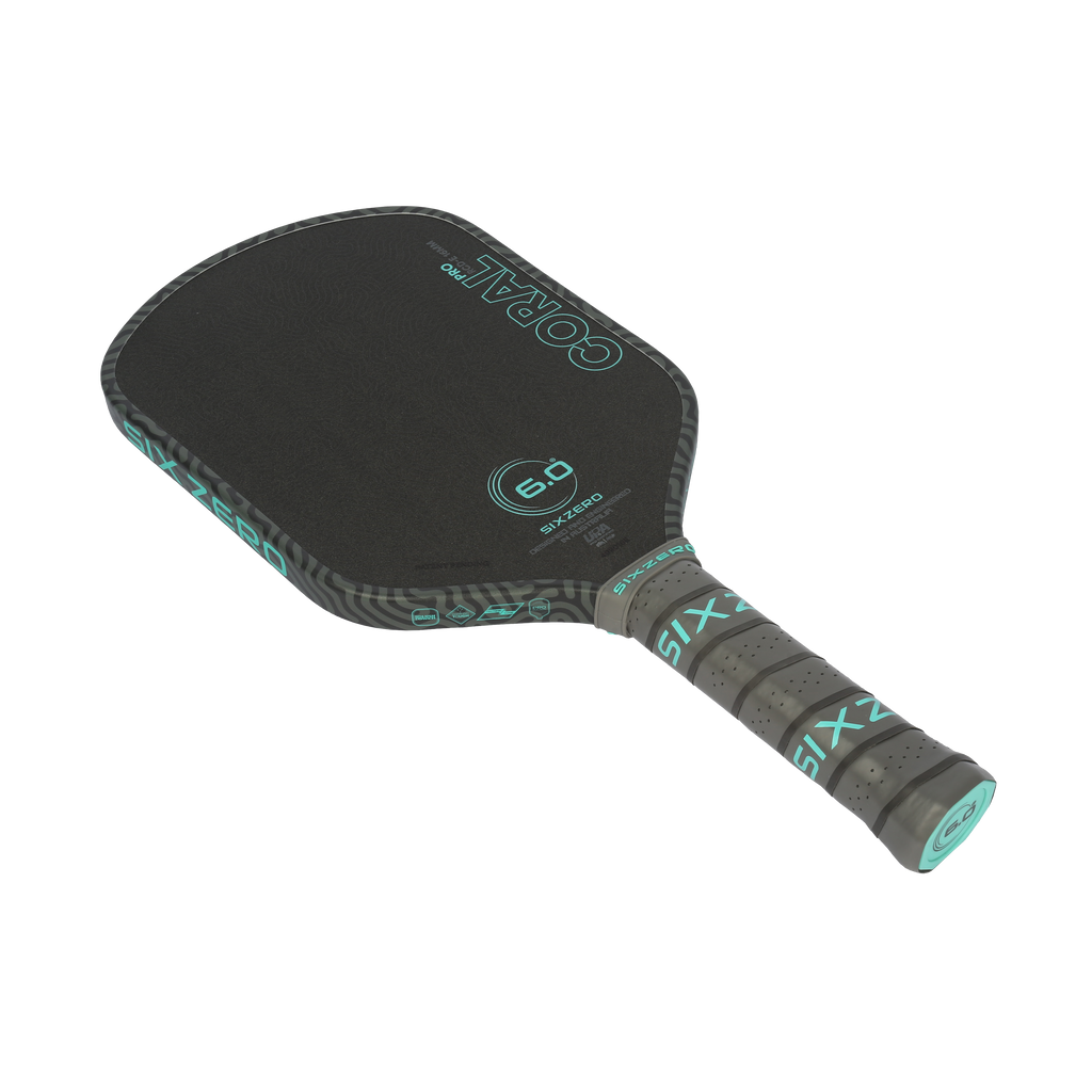 Six Zero Coral Pro Pickleball Paddle | Elite Spin & Control Dink Dynasty
