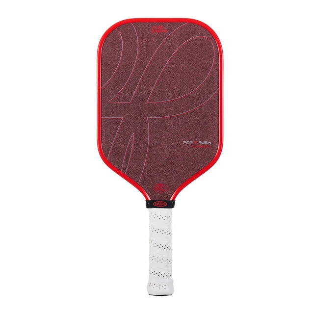 Pickle Poppers Pop N Rush Elongated Pickleball Paddle with Magmagrit Dink Dynasty