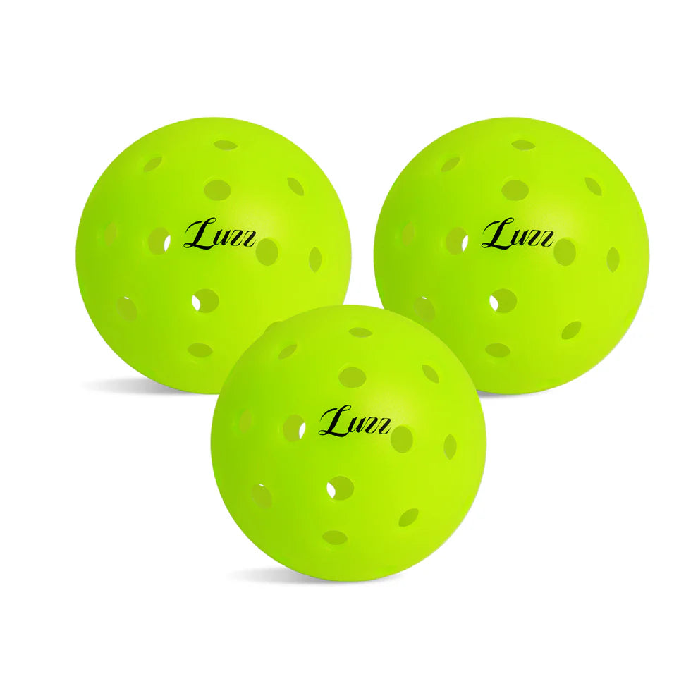 Luzz Gen1 Pickleball Ball  40-Hole Rotomolded Design, Wear-Resistant, Anti-Aging, Superior Rebound Dink Dynasty