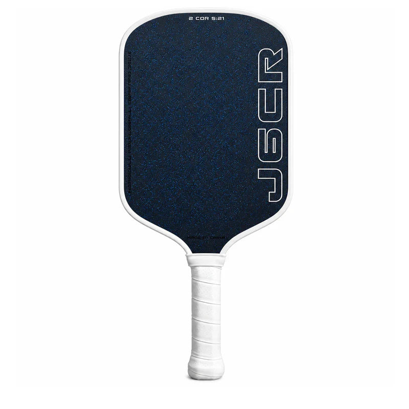 Honolulu J6CR Crystal Blue Grit Elongated Pickleball Paddle Dink Dynasty