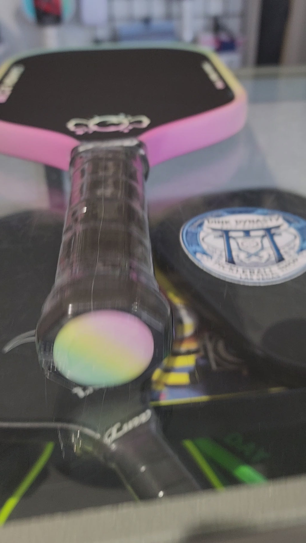 Luzz Candy Cannon 2 M1 Pickleball Paddle 16mm Raw Carbon Fiber Aero-9966 Power