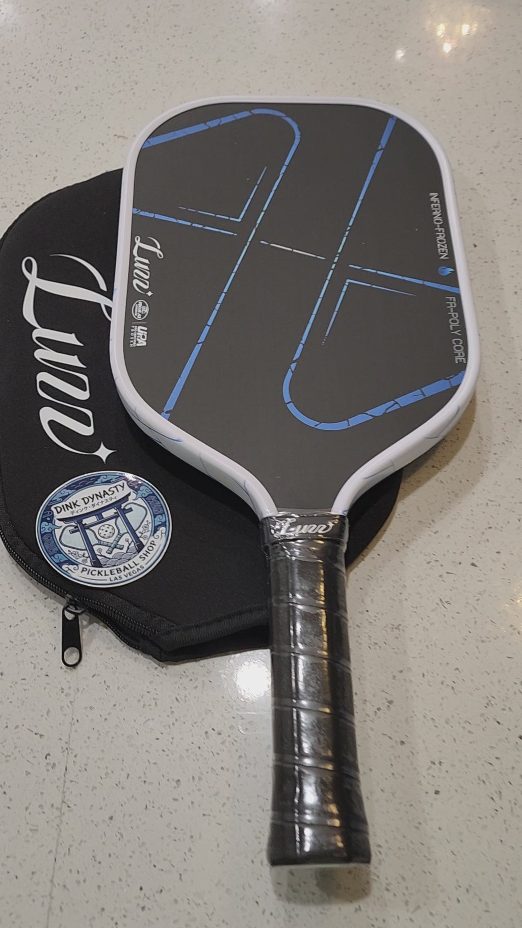 Luzz Inferno Frozen Pickleball Paddle | All-Court Control