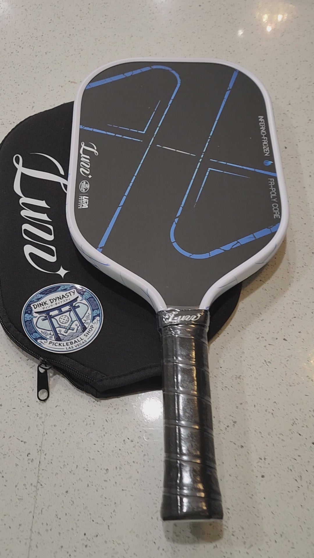 Luzz Inferno Frozen Pickleball Paddle | All-Court Control
