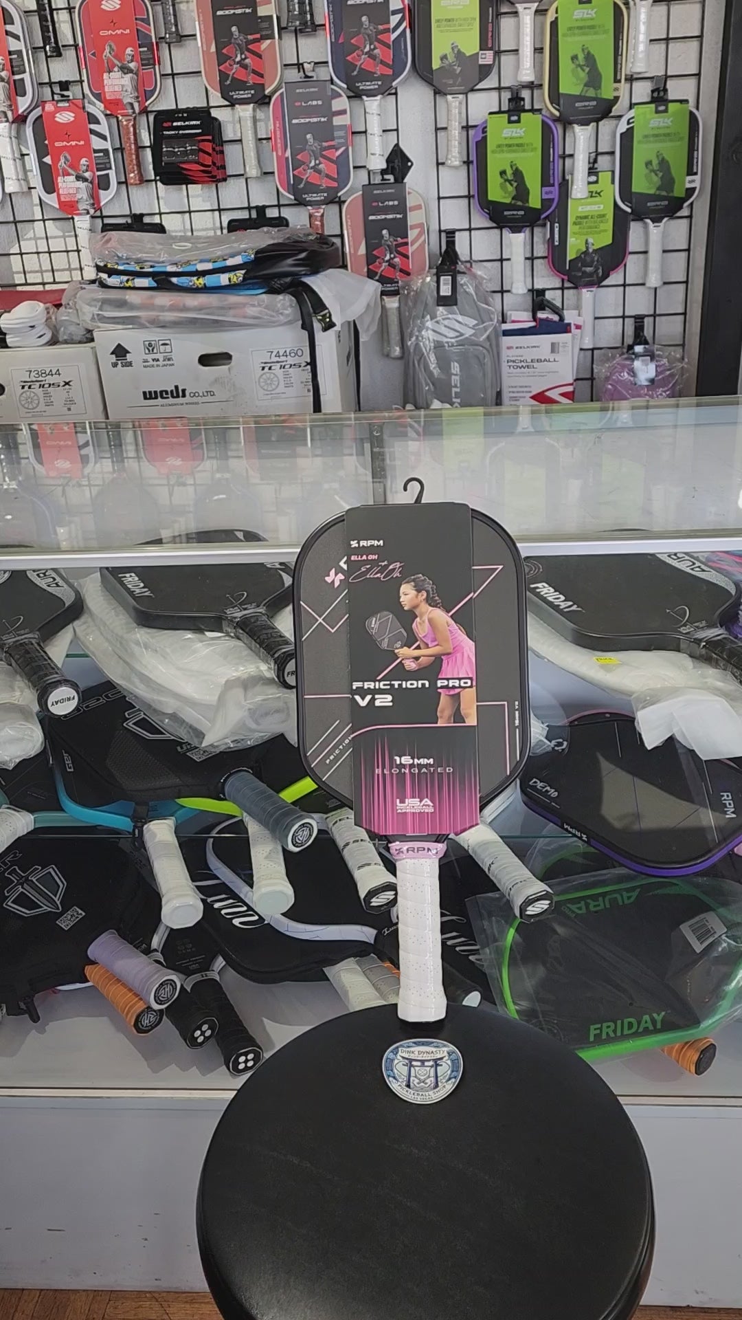 Ella Oh Pink V2 Pickleball Paddle