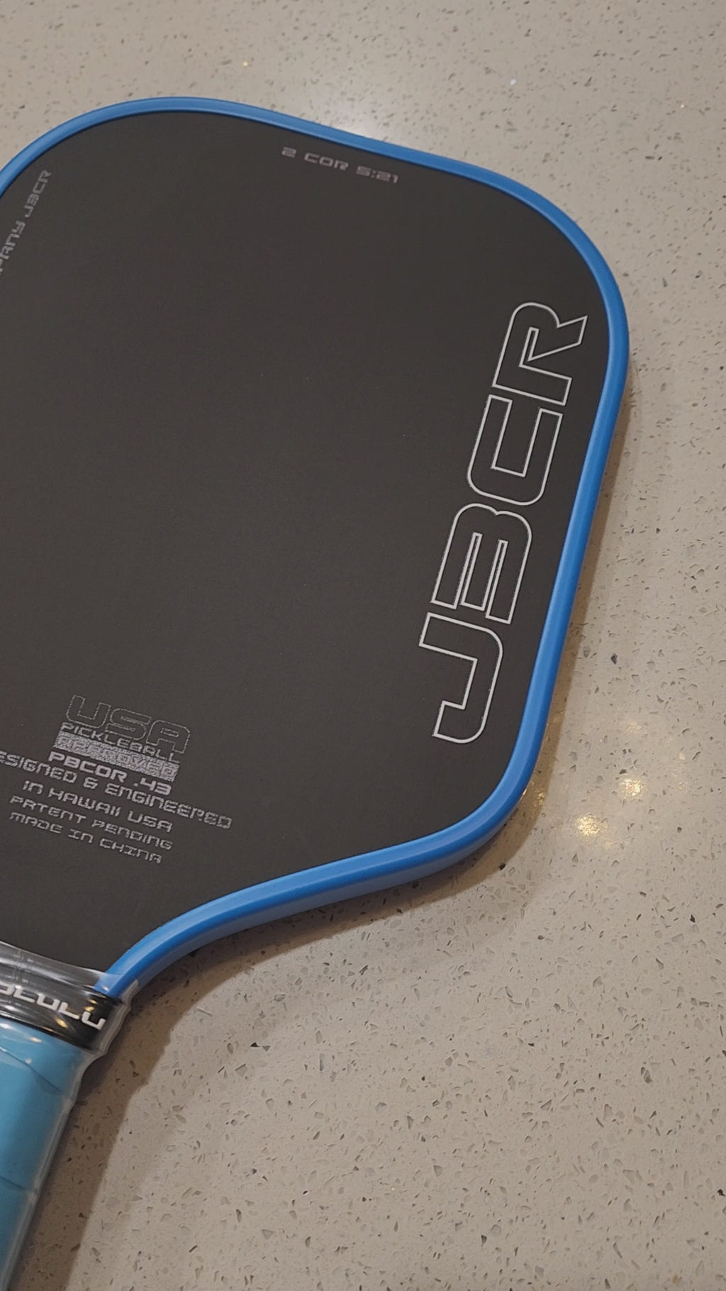 Honolulu J3CR Pickleball Paddle | Max Forgiveness & Wide Sweet Spot