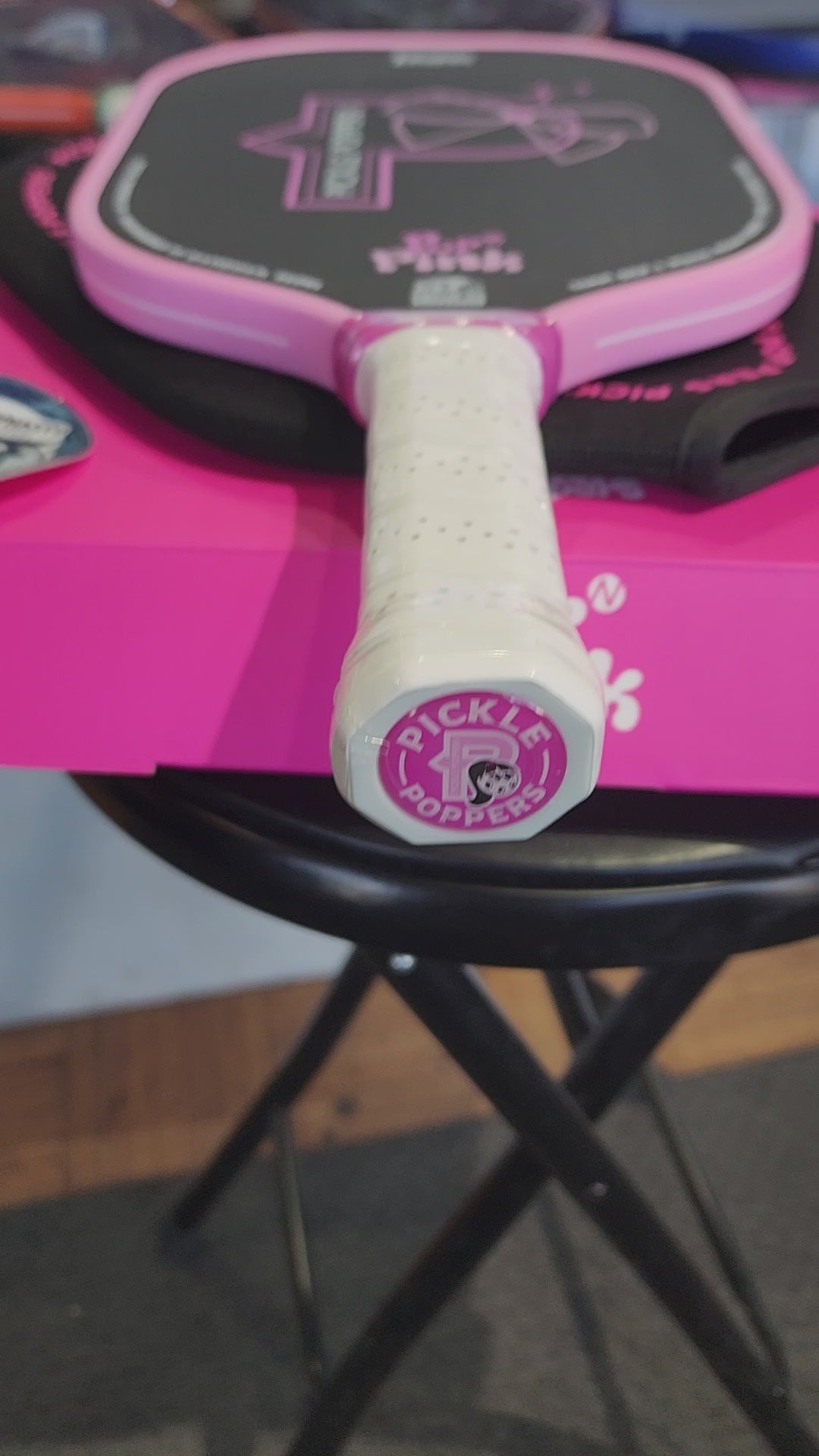 POP N Pink Pickleball Paddle Set | Premium Foam Core & Spin