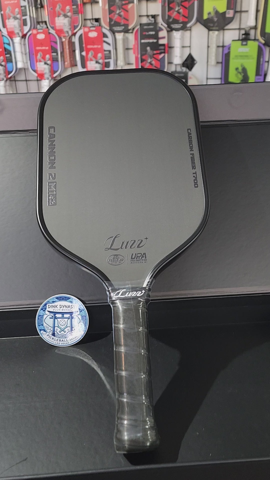 Luzz Cannon 2 M1 Pickleball Paddle 16mm Raw Carbon Fiber Aero-9966 Power
