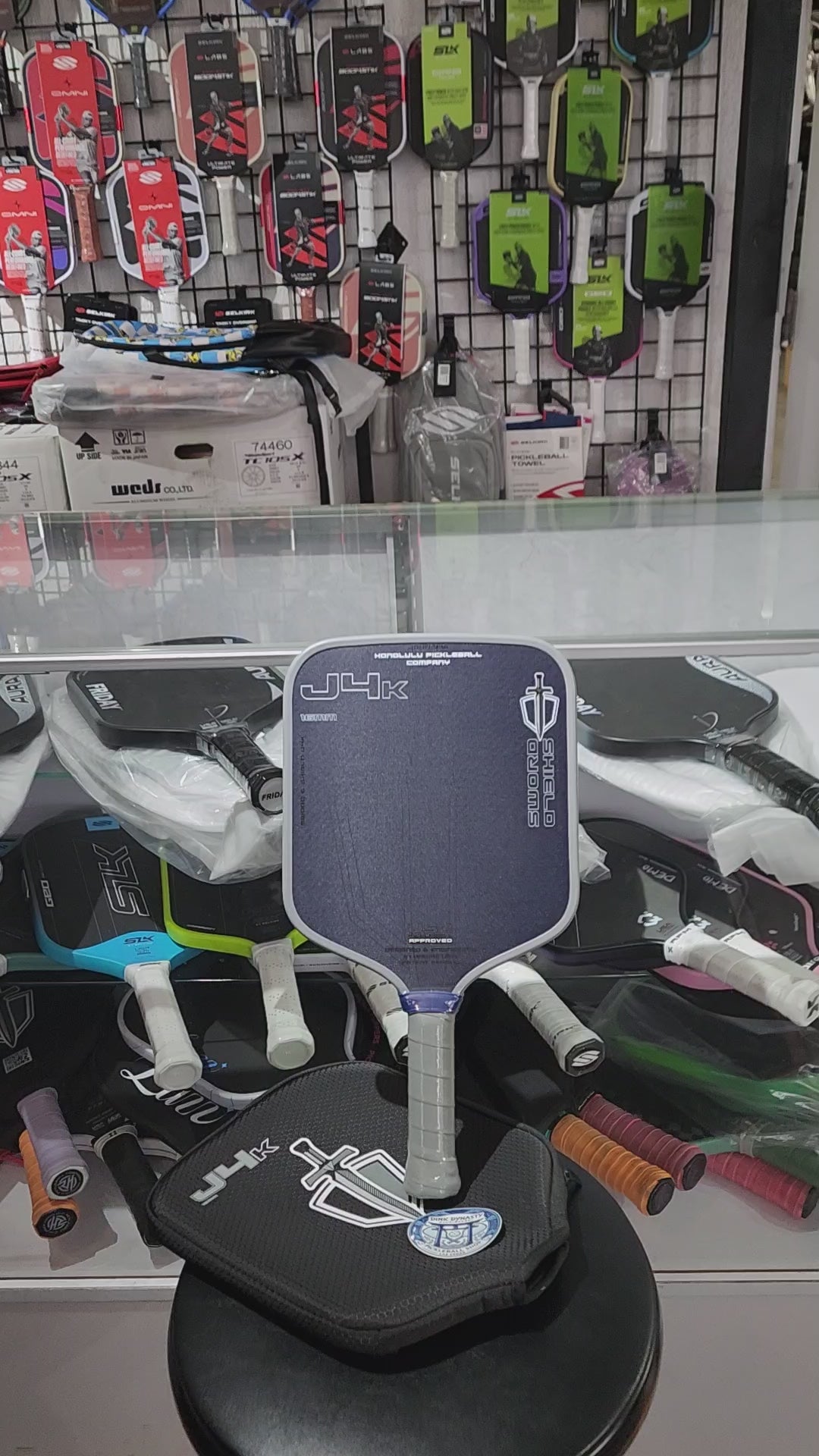Honolulu Sword & Shield J4K Pickleball Paddle