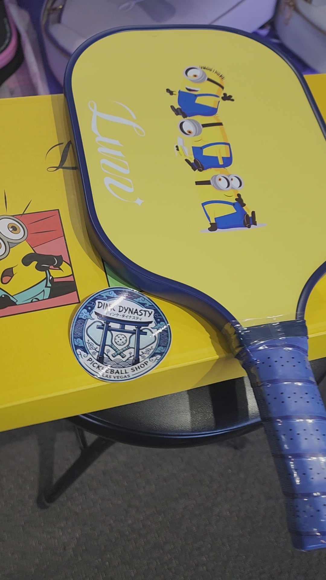Luzz Minions Mayhem Original Pickleball Paddle