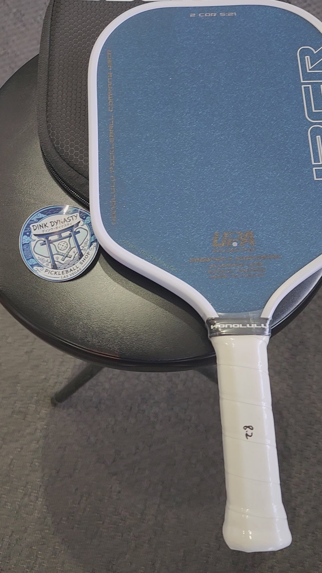 Honolulu J3CR Pickleball Paddle | Crystal Blue Endurance Surface