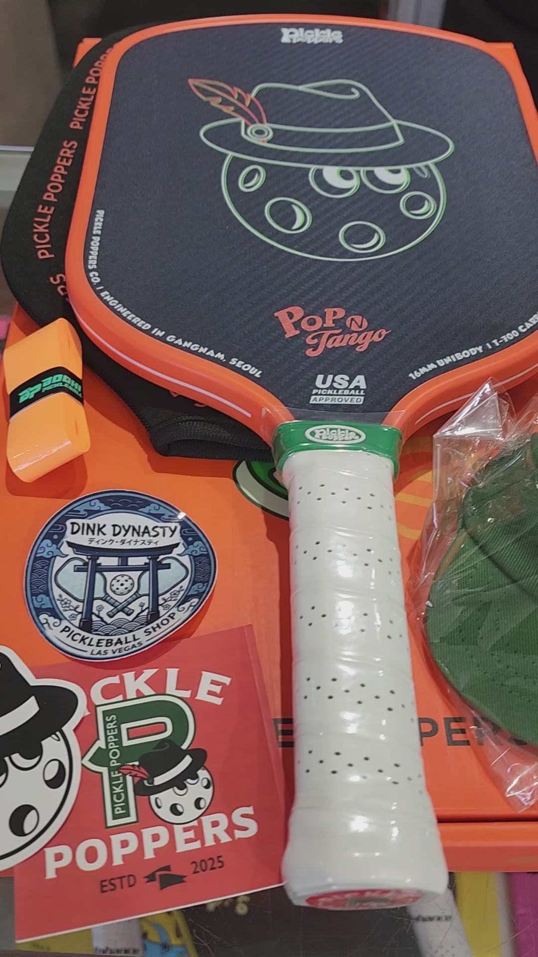Pickle Poppers Pop N Tango Pickleball Paddle Set
