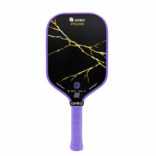 Aireo Cyclone Kintsugi Elongated Pickleball Paddle with NanoGraph Grit Surface Dink Dynasty
